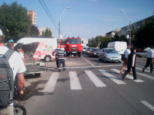 FOTO: Accident bdul. Bucuresti, Baia Mare